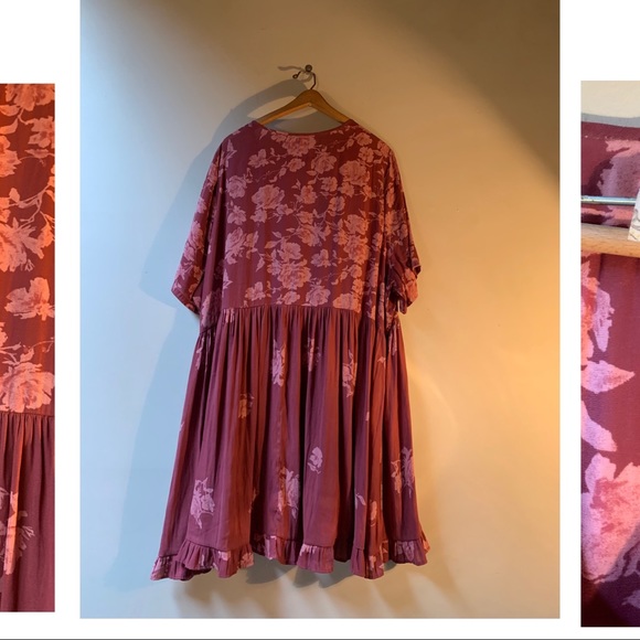 Free people pink floral print dress - Picture 4 of 4